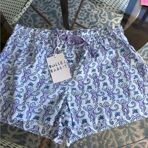BNWT Roller Rabbit Monkey Lounge shorts XS